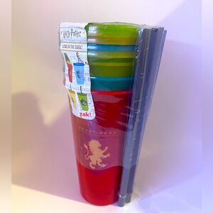 Harry Potter glow in the dark tumblers 24oz 4-pack reusable, bpa free, brand new